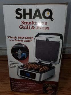 Shaq Smokeless Grill & Press 3-in-1