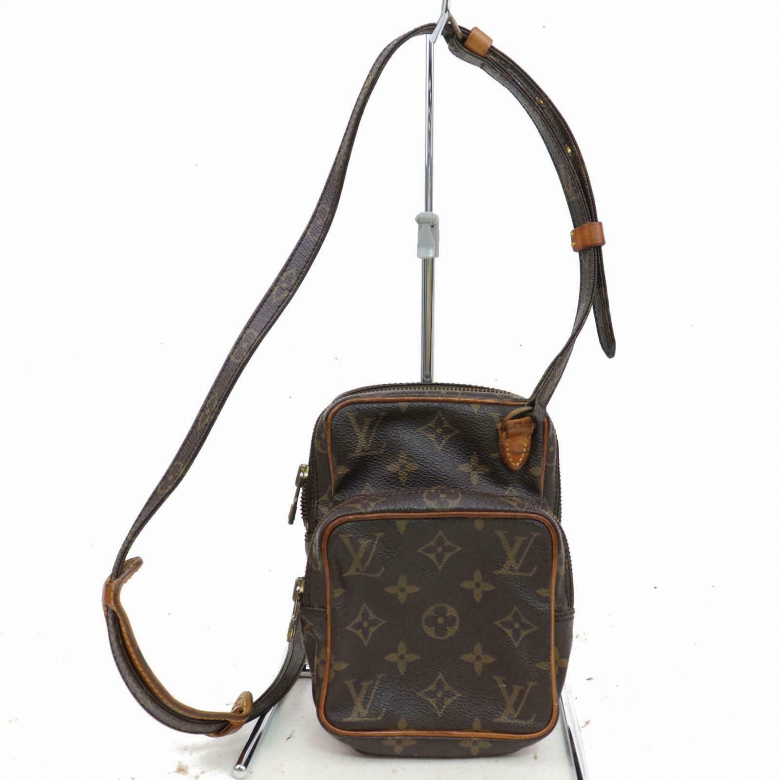 Authentic Louis Vuitton Mini Amazon M45238 Brown Monogram Shoulder Bag 11308