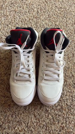 Air Jordan 5 Retro GS White Cement