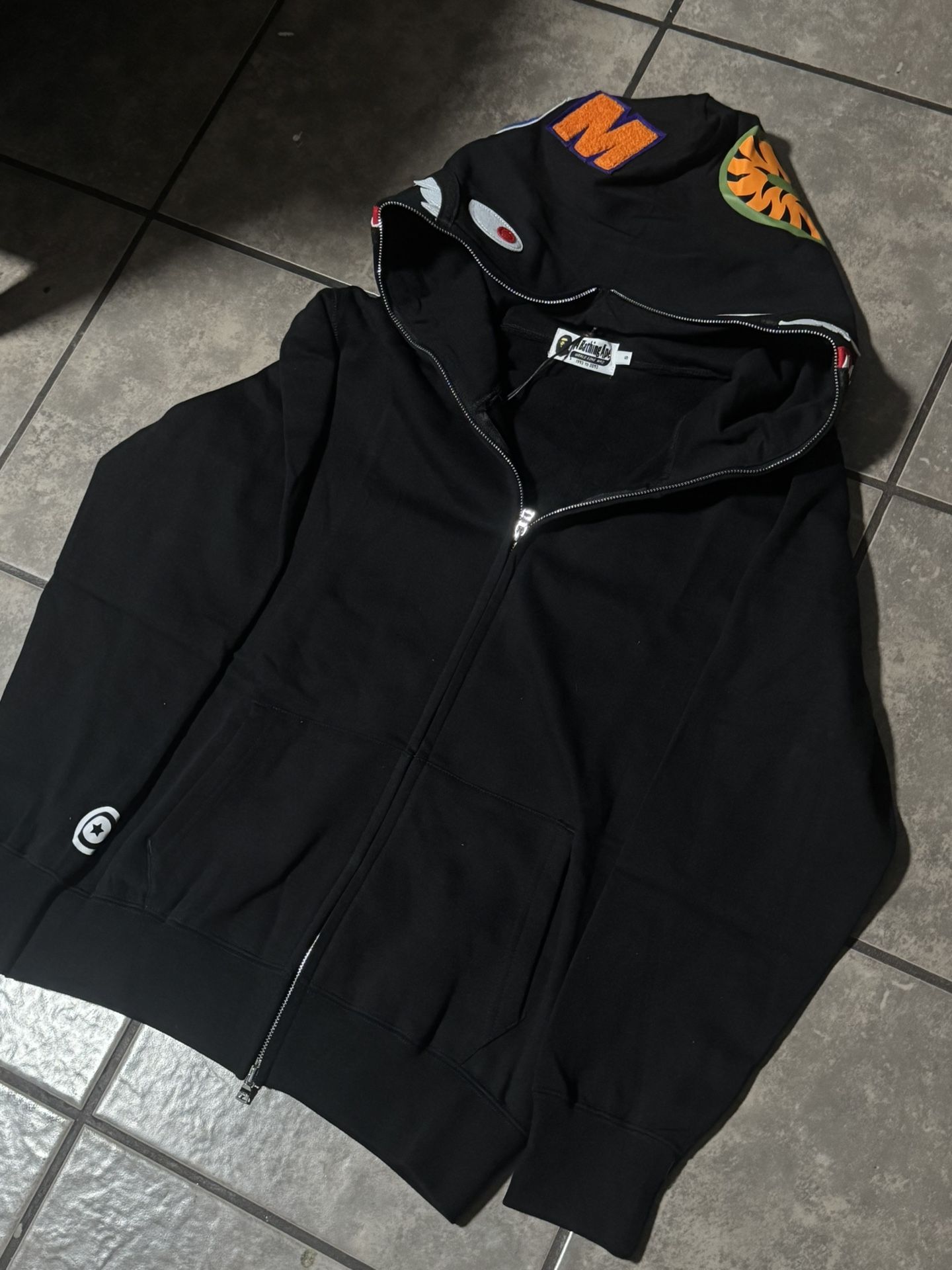 Black Bape Zip Up
