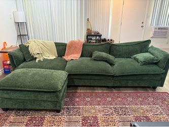 Couch and ottoman