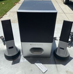 Altec Lansing VS4221 2.1 Speaker System Music & Gaming System with Remote
