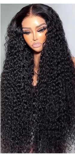 Deep Wave Human Hair Wig 30 Inch