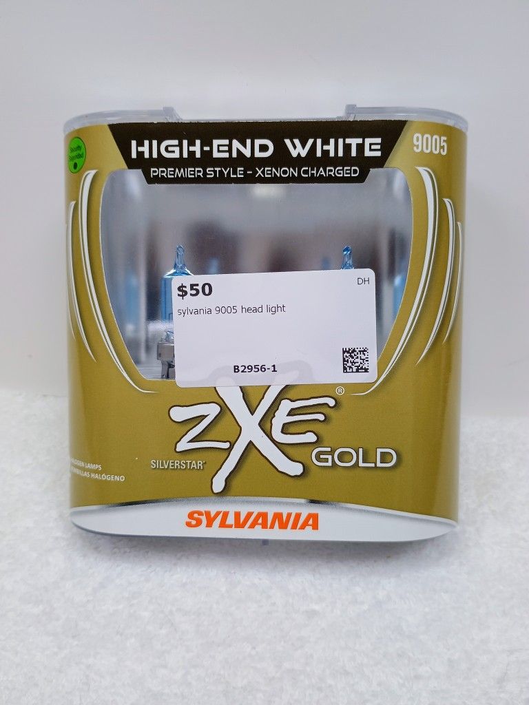 SYLVANIA 9005 High Performance SilverStar ZXE Gold Halogen Headlight Bulb (Pack of 2) - 9005SZG/2BP