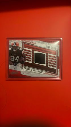 Nick Chubb Numbered Patch