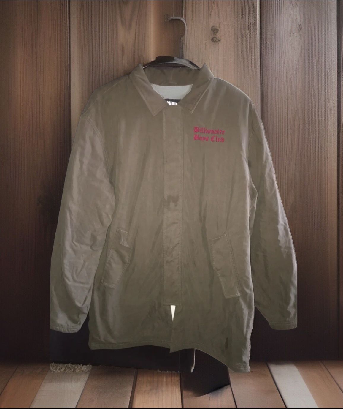 Billionaire Boys Club Billionaire Boys Military Green Swim Parka Large