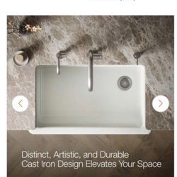 Kitchen Sink,farmhouse Apron Cast Iron (very Heavy)