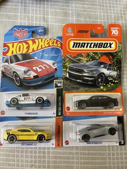 Hot Wheels Matchbox Camaro 911 Charger I8 Toy Cars