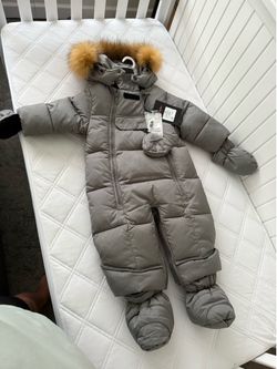 Infant to toddler snowsuit from Europe