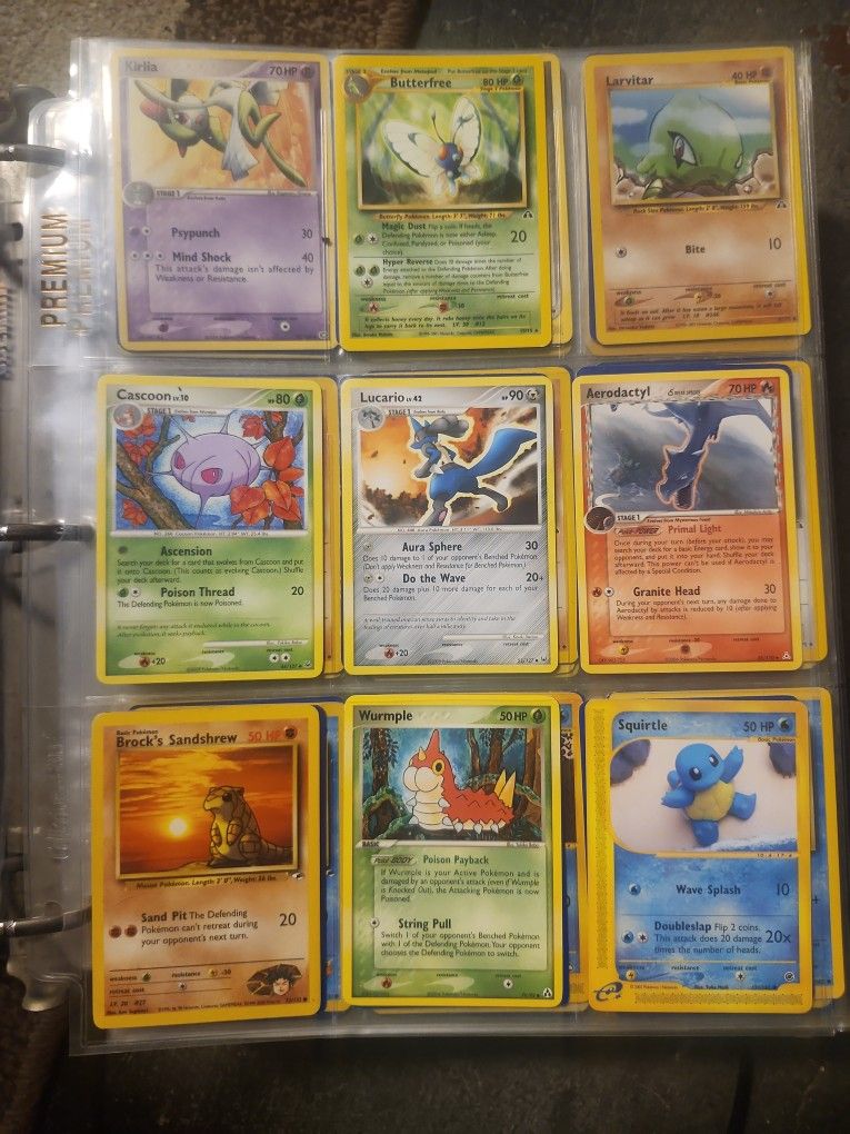 Pokémon Binder, All Vintage And Old Cards From Before 2010, 2000, 1996( Taking Offers)