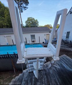 Deck Pool Ladder