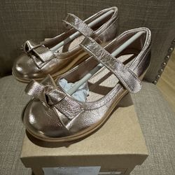Rose Gold Flat Shoes Size 10.5 Toddler Shoes 