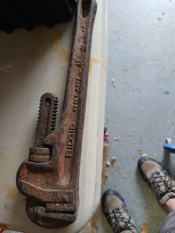 Vintage 12 inch RIDIGID PIPE WRENCH