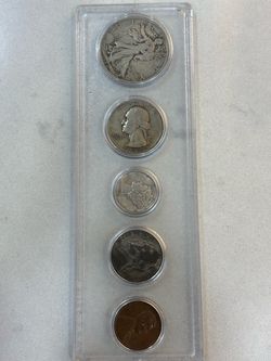 1945 U.S. 5-coin mint set