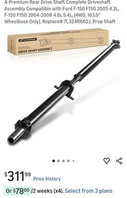 Rear Drive Shaft Complete 2004-08 Ford F-150 7L3Z4R602J