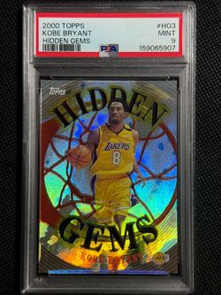Kobe Bryant 2000-01 Topps Hidden Gems #HG3 PSA 9 Mint Lakers HOF