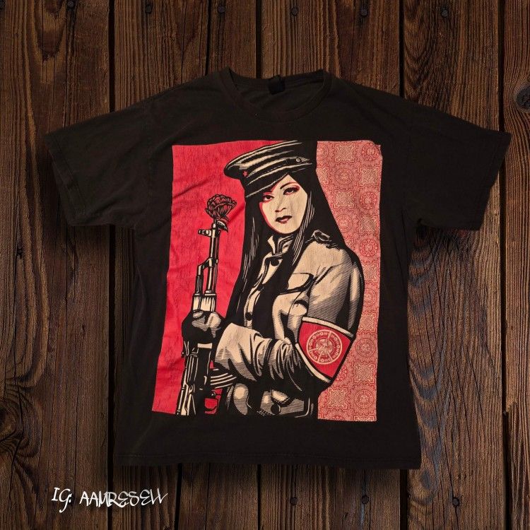 Obey Rose Soldier t-shirt