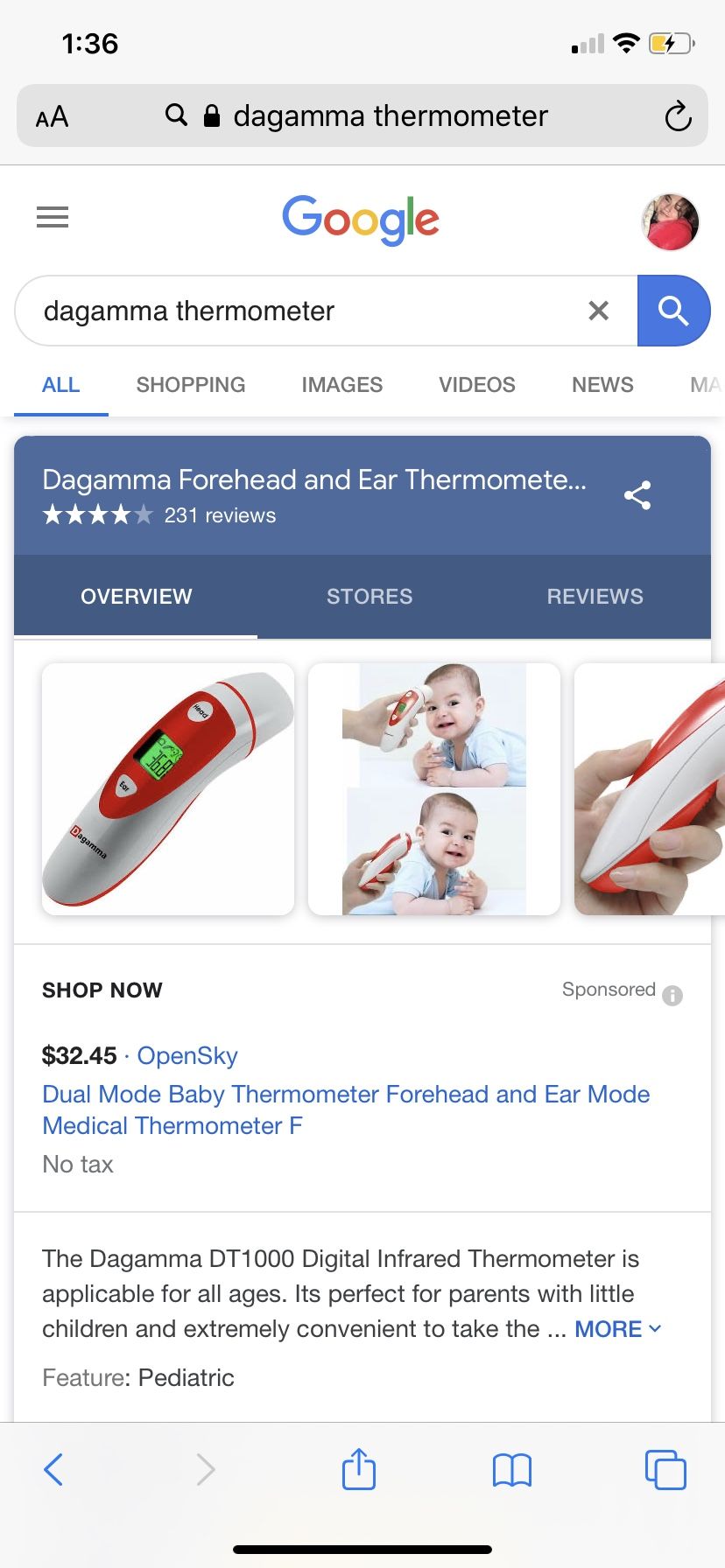 Dagamma Thermometer