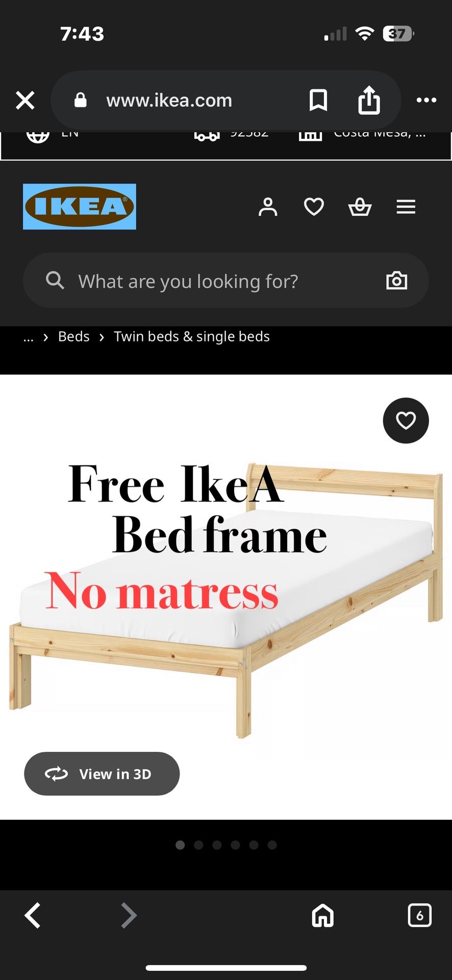 Ikea Bed Frame