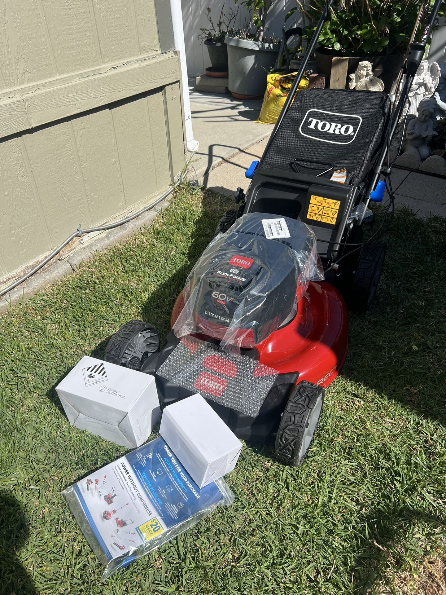 Toro 60 V 21 Inch Push Lawnmower Kit
