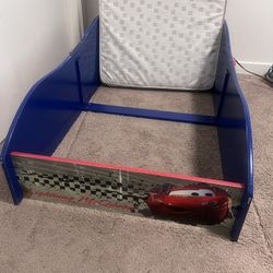 Toddler Disney Cars Bed Frame & Mattress 