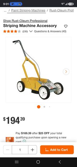 Stripping paint cart