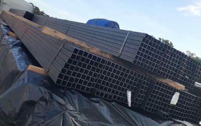 3x3x24FT BLACK SQUARE TUBE 14GA $89.99