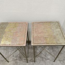Pretty Pink Side Table , End Table Coffee Table Decorative Table 
