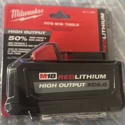 Milwaukee 6AH Battery M18