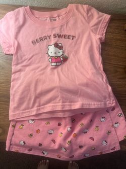 Hello kitty girls outfit 6/6x