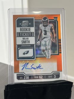 Nolan Smith Auto Rookie Card 1st On Print /50