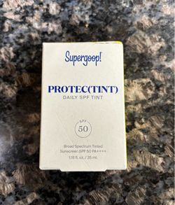 NEW SUPERGOOP PROTEC(TINT) DAILY SPF TINT IN 22W….$25!!