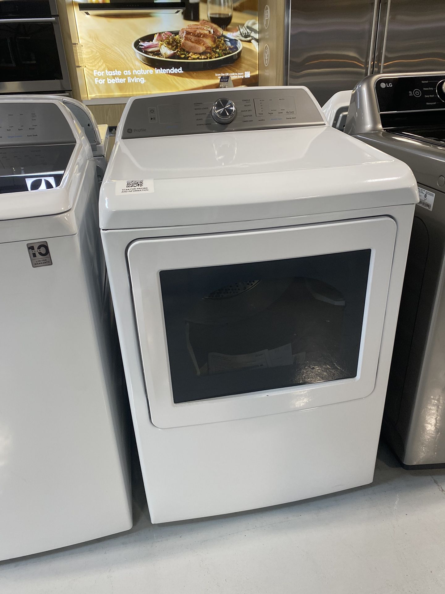 White 7.4 Cu. Ft. Electric Dryer