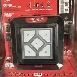 M12 12-Volt 1000 Lumens Lithium-Ion Cordless Rover LED Compact Flood Light