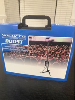 VocoPro BOOST Dual Wireless Microphone Antenna Extension/Booster Kit