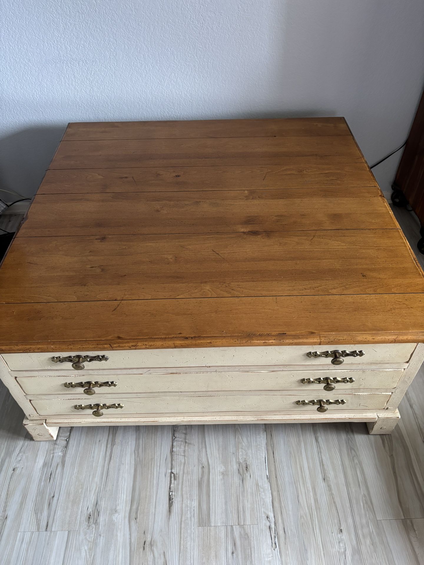 Square Coffee Table With Storage