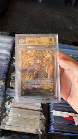 One piece bgs 10 monkey d luffy premium collection