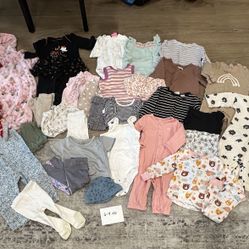 Girls 6-9 Months Clothes Bundle (31 Pieces)