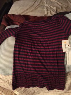 French connection navy and maroon shirt - new with tags