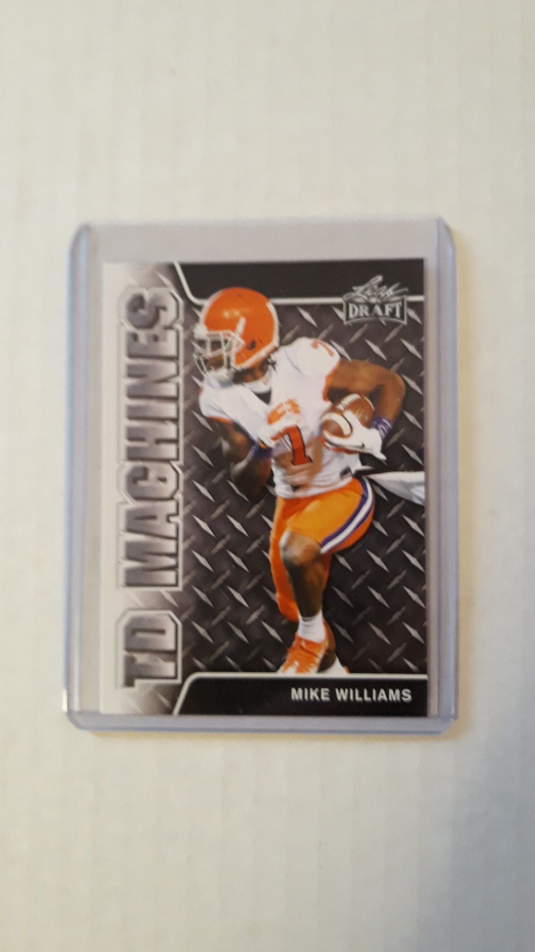 2017 Leaf Draft Mike William's RC.