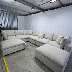 8 Piece Modular Cloud Sectional Couch 🚛FREE DELIVERY🚛 