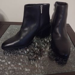Vince Camuto Leather Ankle Boots 