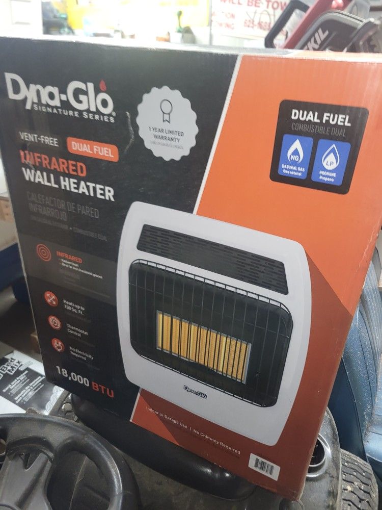 Electric Heater Blue Flame Dyna Glo Vent Free Garage Heater Dyna