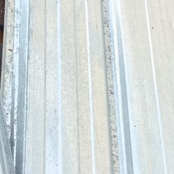 12' corrugated galvanized industrial grade panels 12' x 3.5'