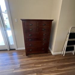 Glossy Wood Dresser