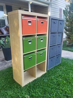 ORGANIZERS WITH BINS BOTH FOR $100 TODAY
