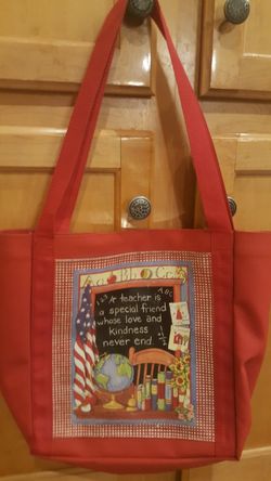 Teacher tote bag small