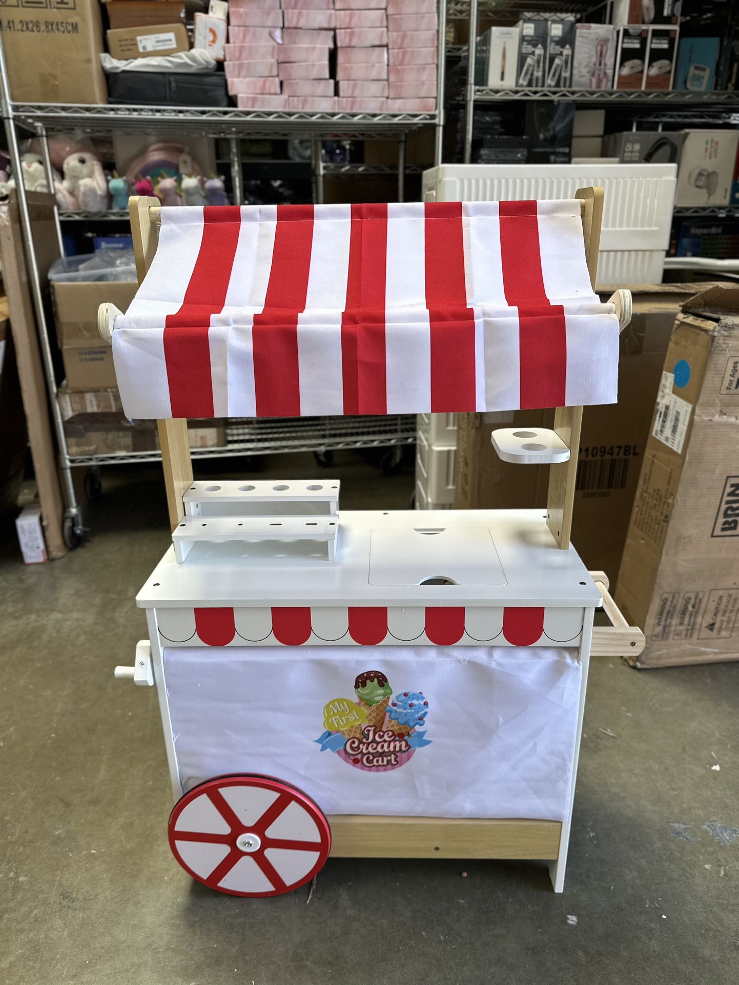 Kids Ice cream Cart, Already Assembled 