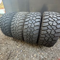 35x12.50 R 20 General Grabber X3 Tires LT 10 Ply Load Range E $1350  Firm 