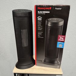 Honeywell Slim Ceramic Tower Heater Black